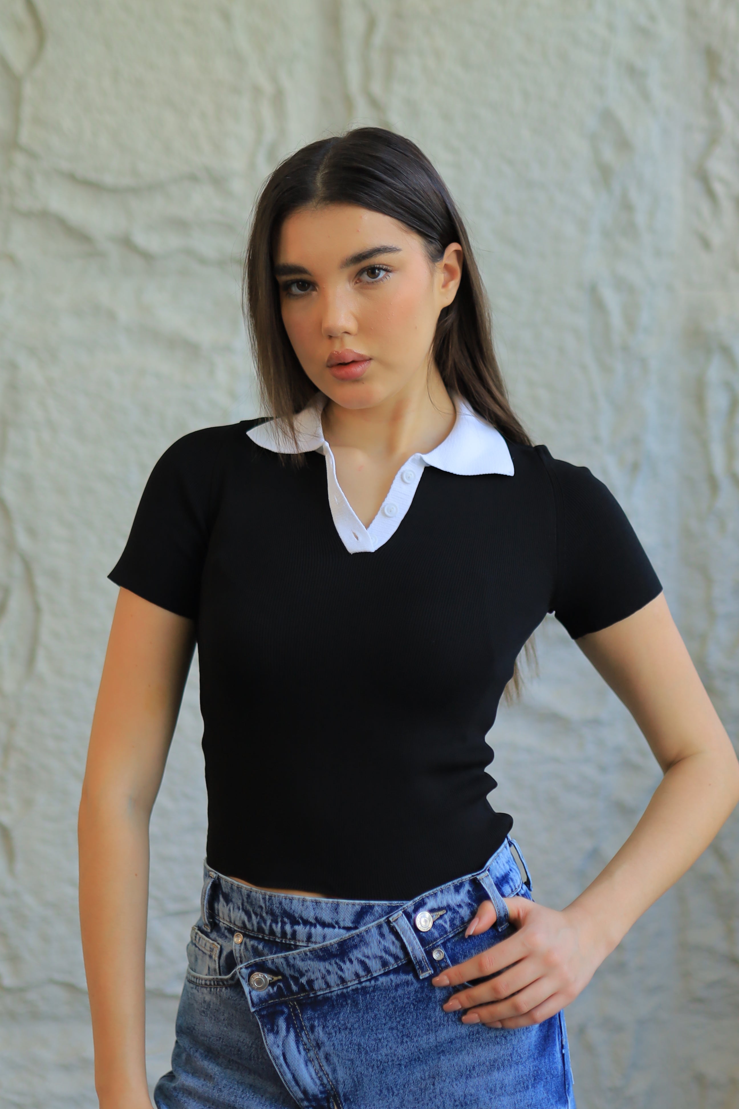 MONOCHROME CLASSIC KNIT POLO
