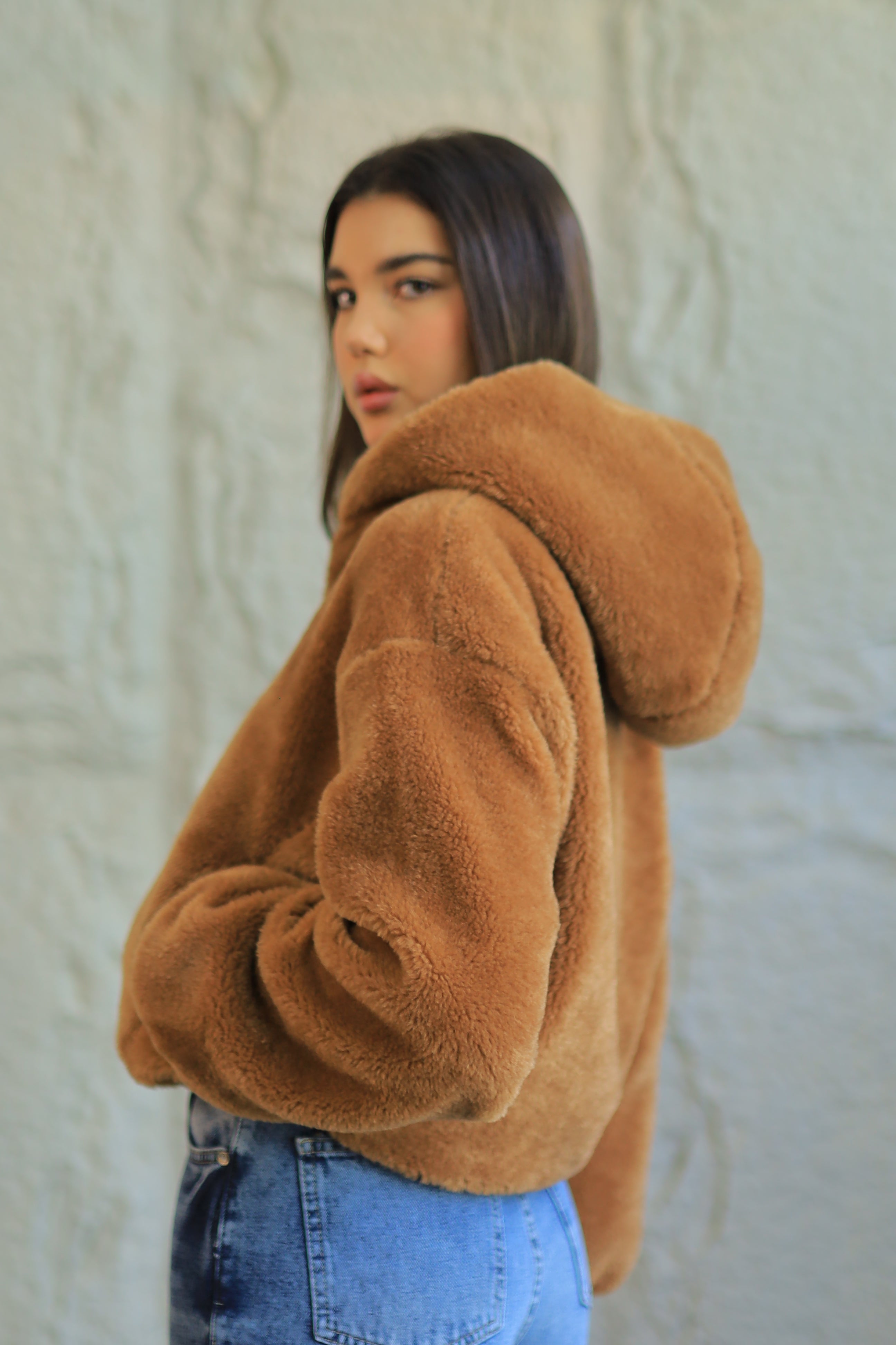 Cozy Teddy Bomber Jacket