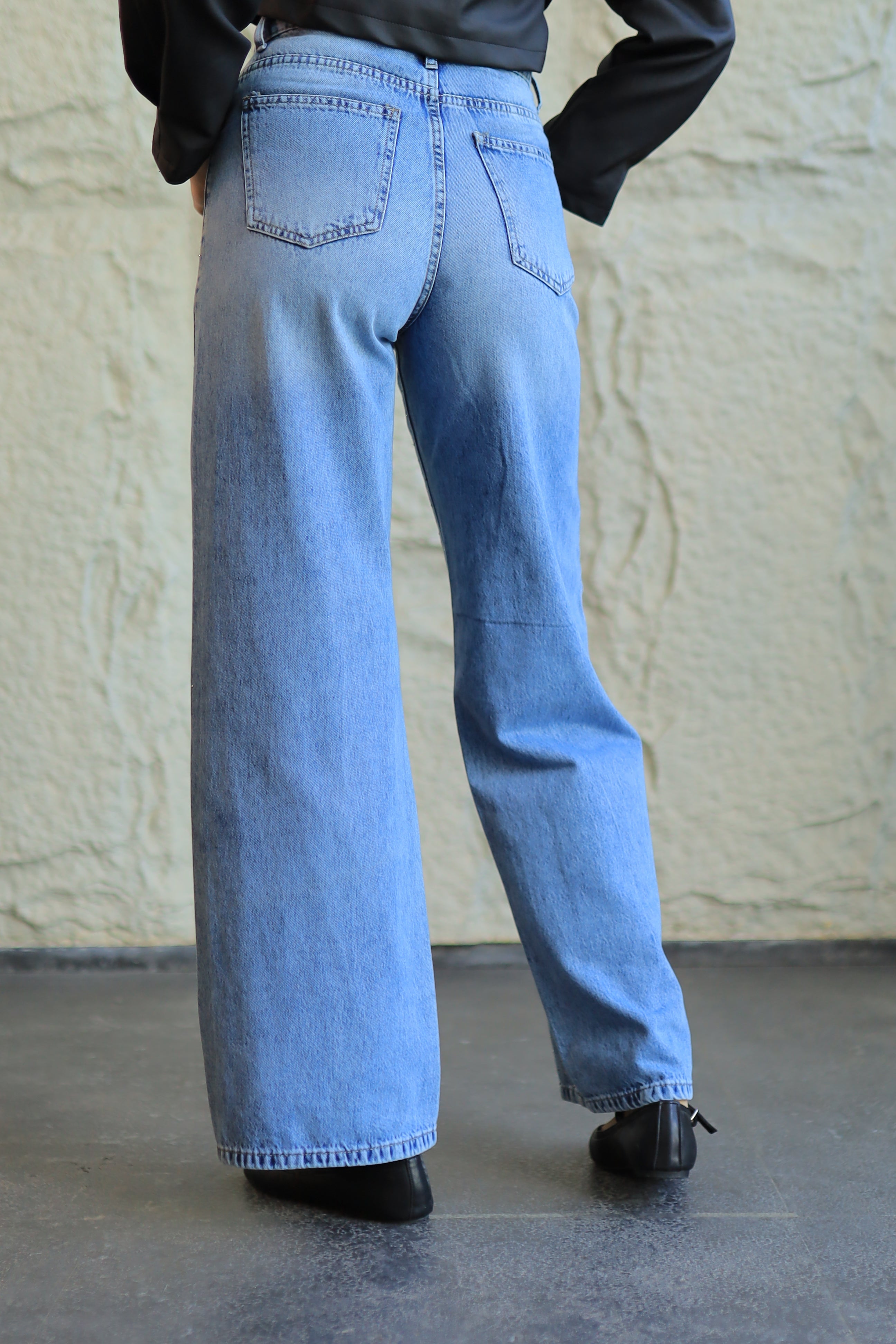 STARDUST STUDDED DENIM JEANS