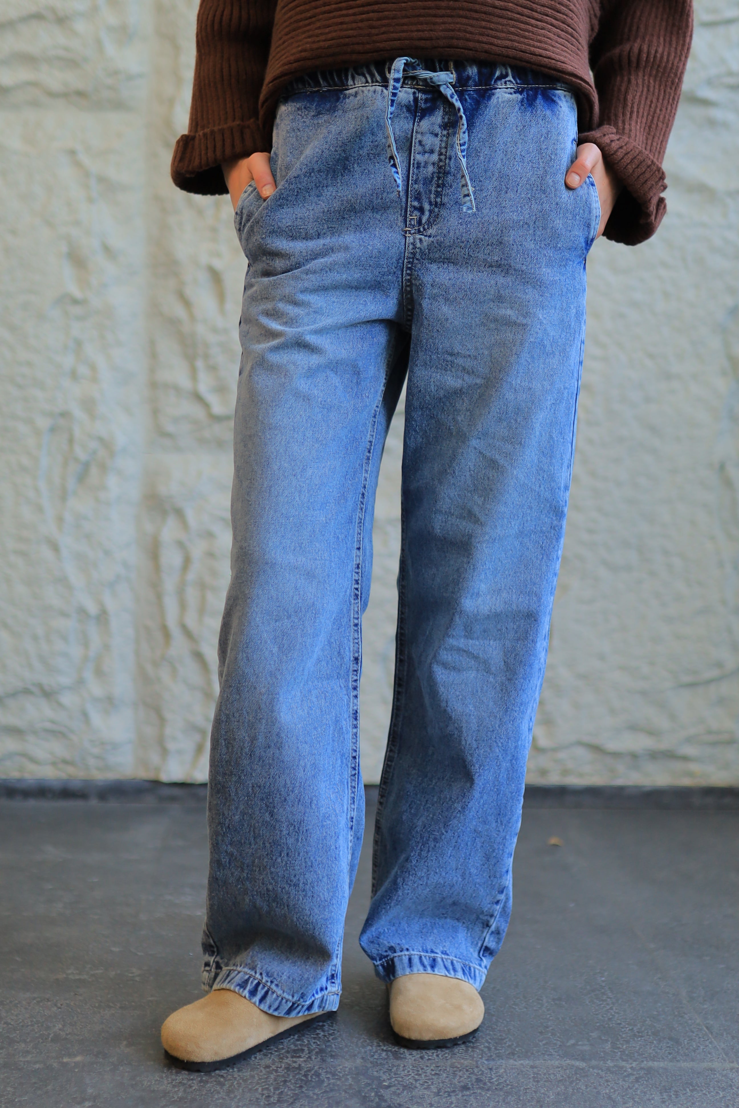 Relaxed Fit Denim Pants