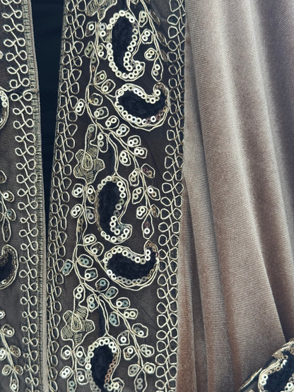 Midnight Majesty Embroidered Kaftan