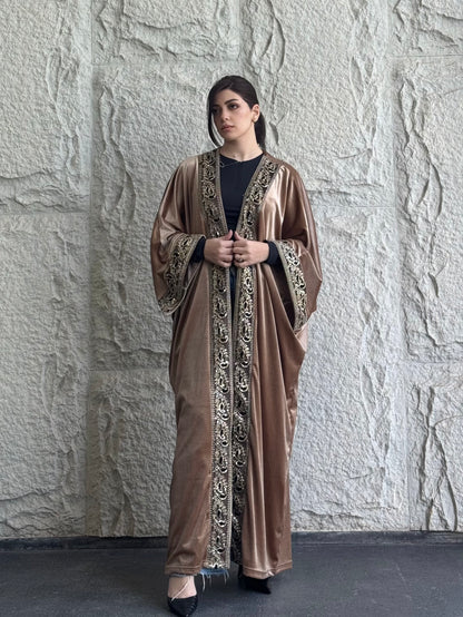 Midnight Majesty Embroidered Kaftan