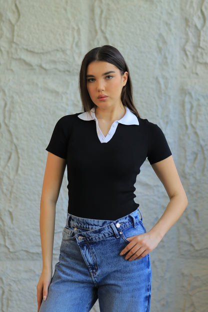 MONOCHROME CLASSIC KNIT POLO