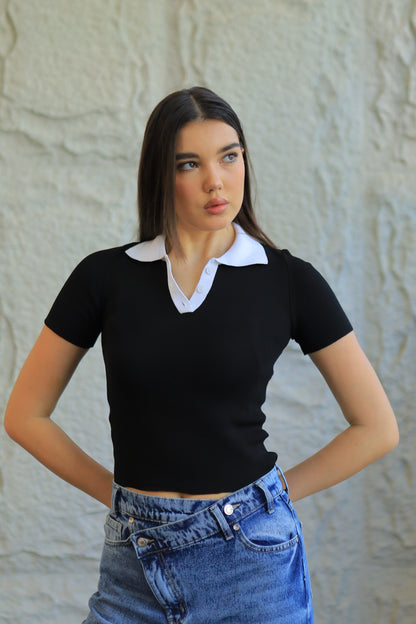 MONOCHROME CLASSIC KNIT POLO