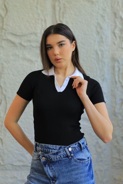 MONOCHROME CLASSIC KNIT POLO
