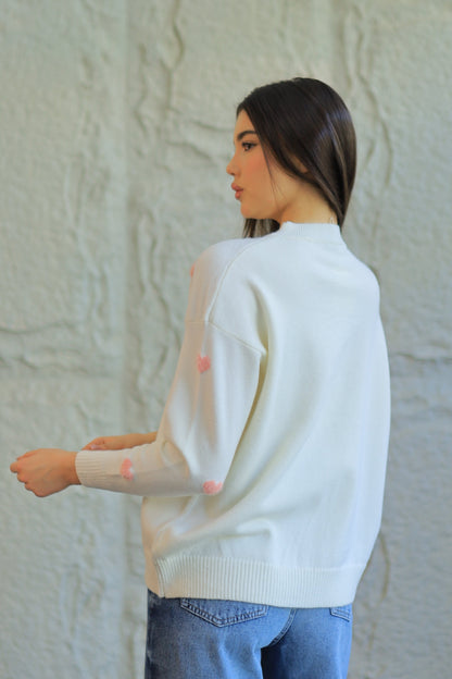 SWEETHEART KNIT SWEATER