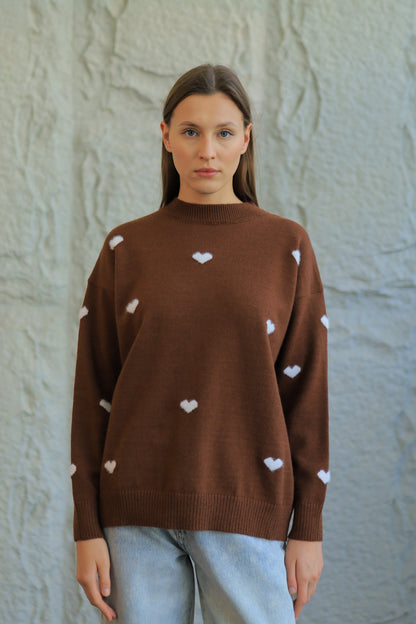 SWEETHEART KNIT SWEATER