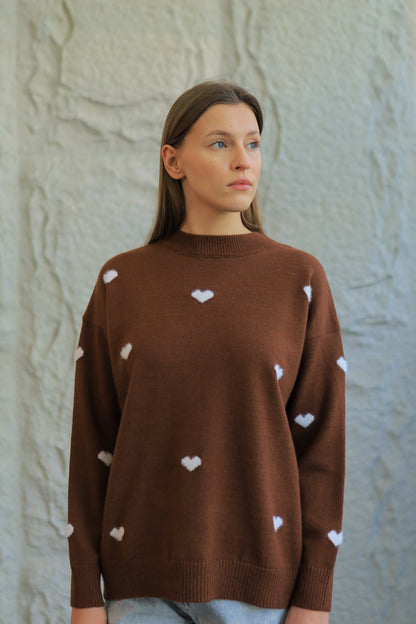SWEETHEART KNIT SWEATER