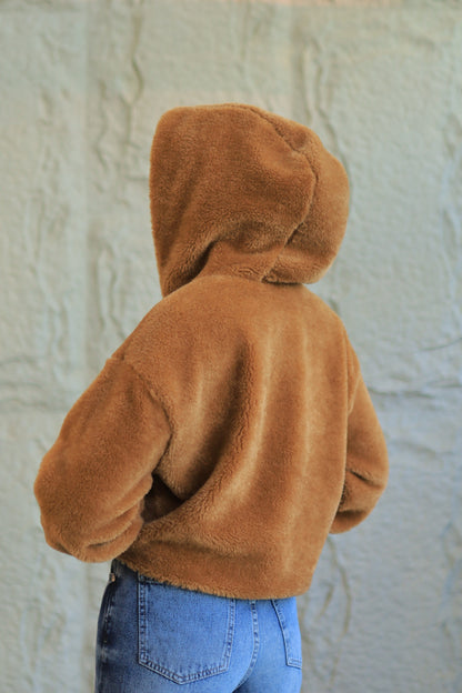 Cozy Teddy Bomber Jacket