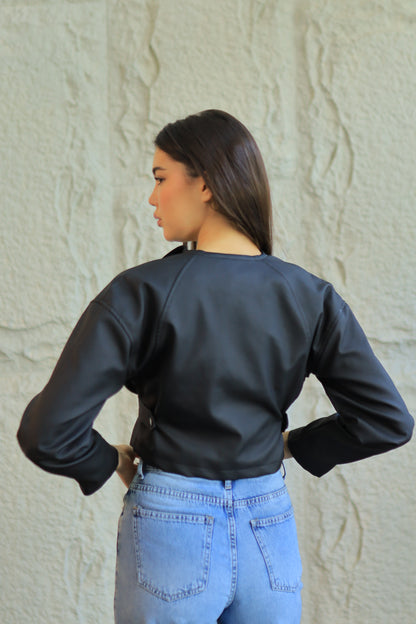 NOIR CROPPED JACKET