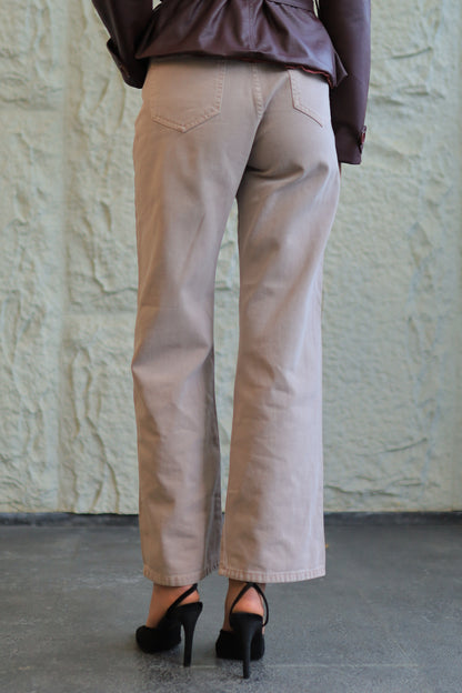 LIGHT MOCHA STRAIGHT DENIM