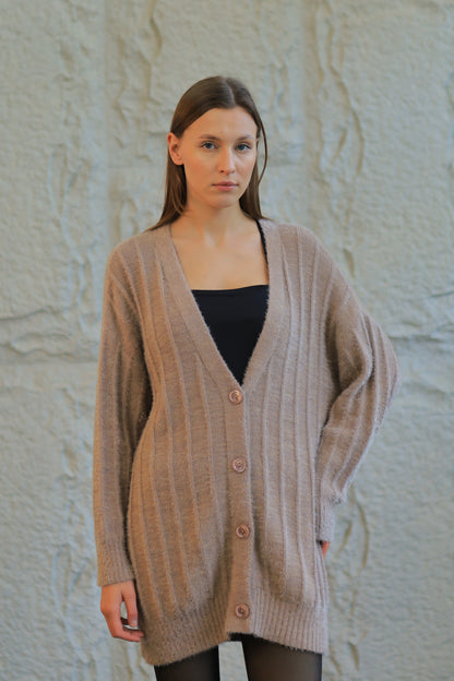 FUZZY CARDIGAN