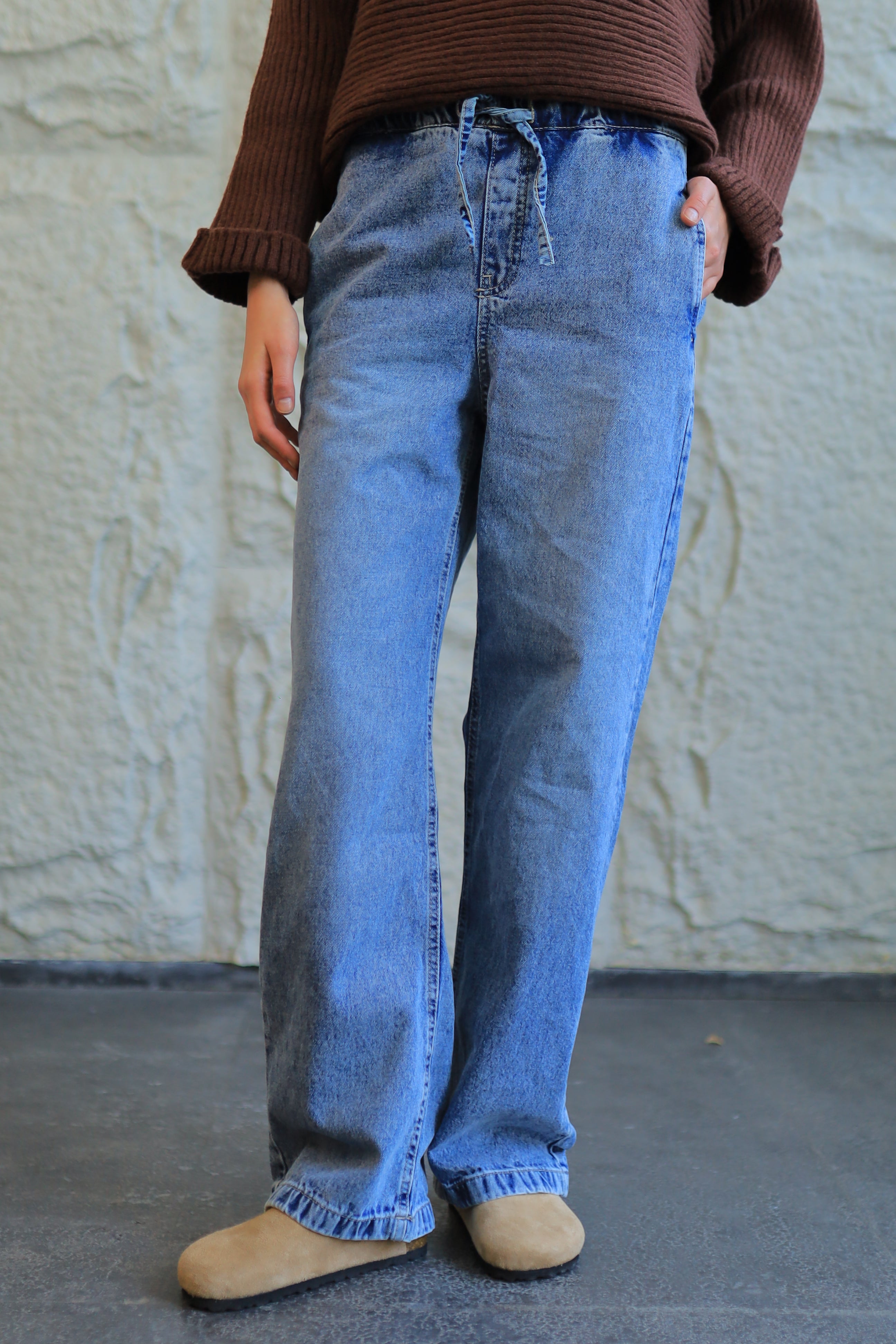 Relaxed Fit Denim Pants