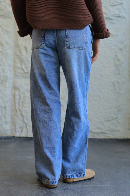 Relaxed Fit Denim Pants