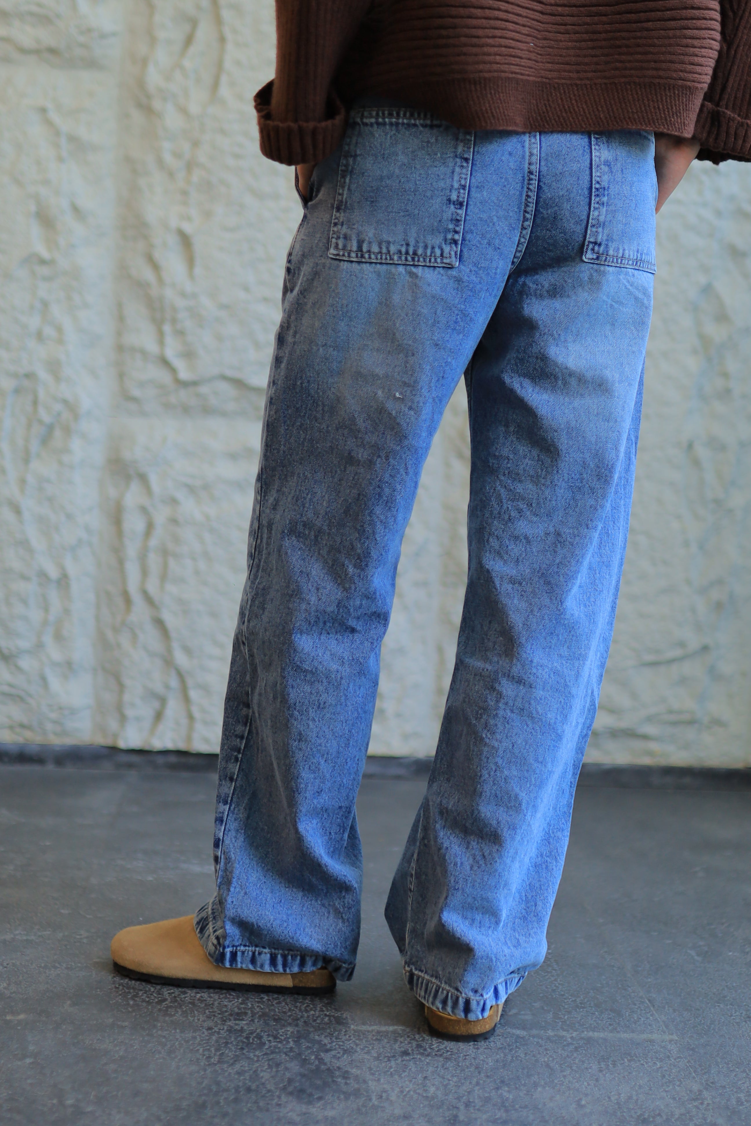 Relaxed Fit Denim Pants