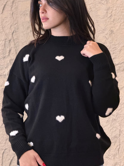 SWEETHEART KNIT SWEATER