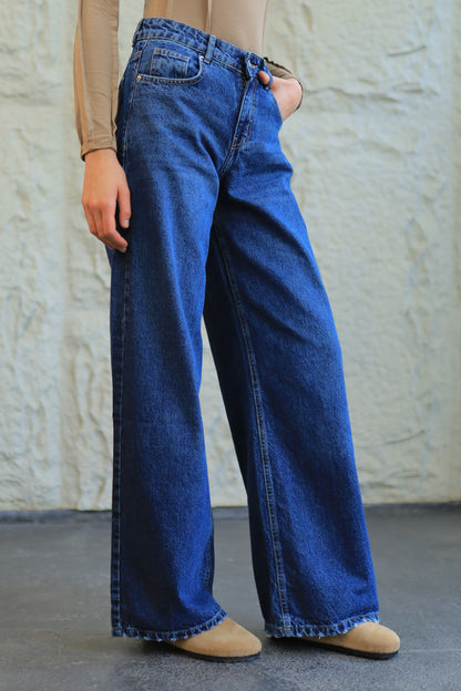 Deep Blue Relaxed Denim - StraightLeg Fit