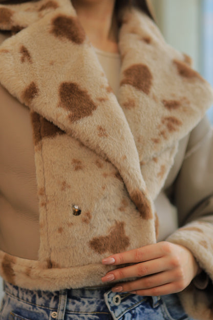 Double-Face Faux Shearling Jacket